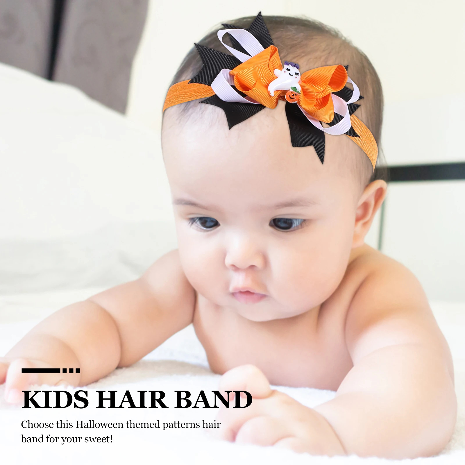 

2pcs Halloween Hair Bands For Bat Ghost Party Accessories Durable Bowknot Hairpins Decorative Hair Clips For Halloween