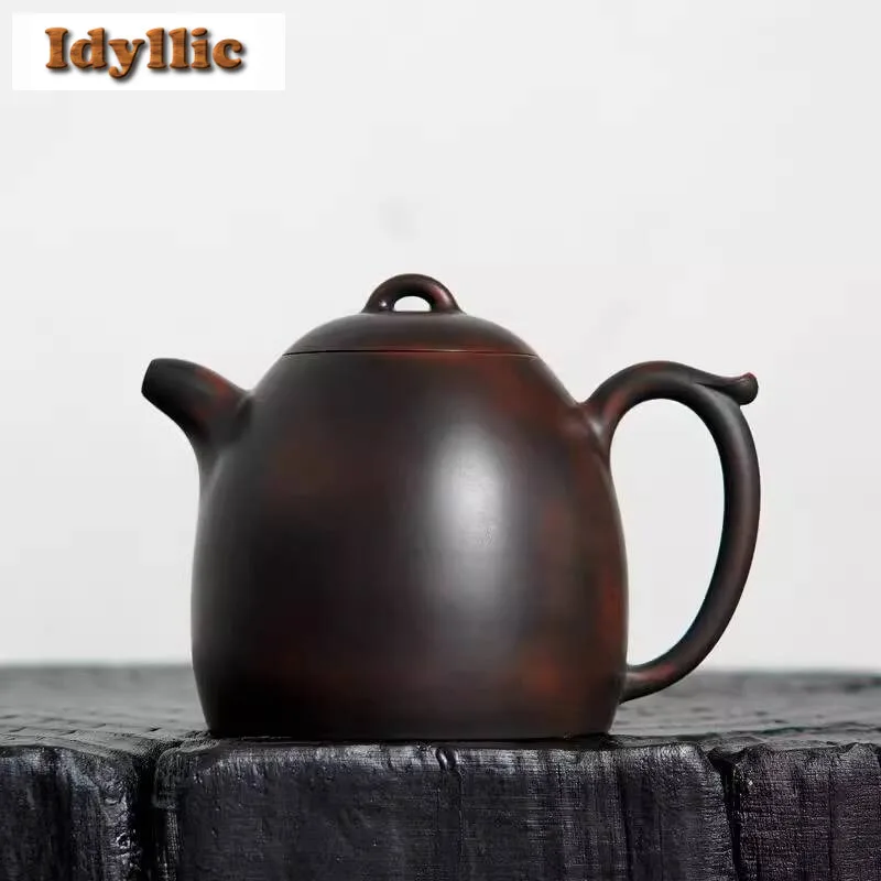 

180ml Handmade Nixing Pottery Teapot Luxury Tea Infuser Pot Tea Soaking Kettle With Strainer Drinkware Accessories Collection