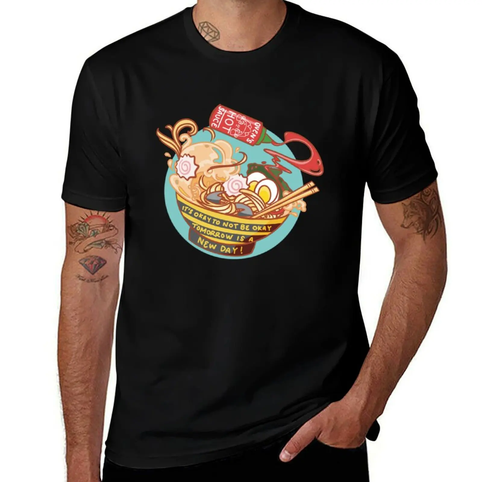 HHI Ramen Hoodie/Shirt T-Shirt Stretch Fabric Comfort T-Shirt
