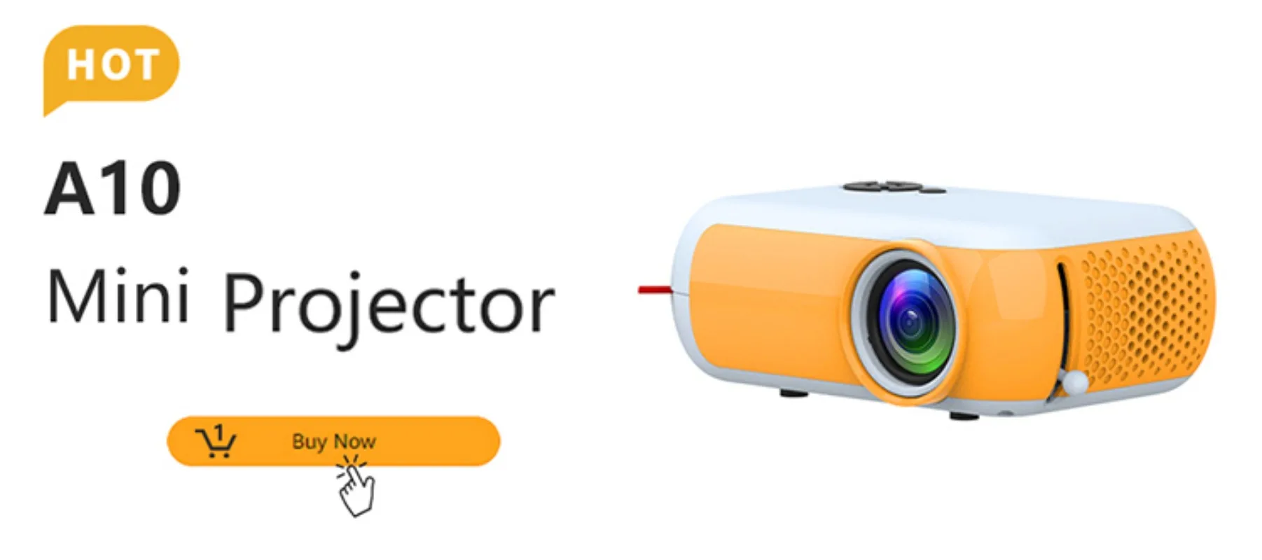 The manufacturer has newly designed the A45 Smart Projector Native 1080P 400 Android 9.0 3D Video Support WiFi Bluetooth