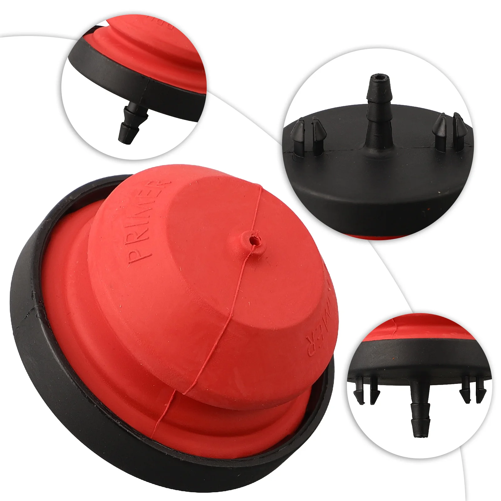 3Pcs For Primer Bulb Fit for Tecumseh Snow King HMSK100 HMSK105 HMSK110 AV520 Use on Snow Blowers and Lawn Equipment