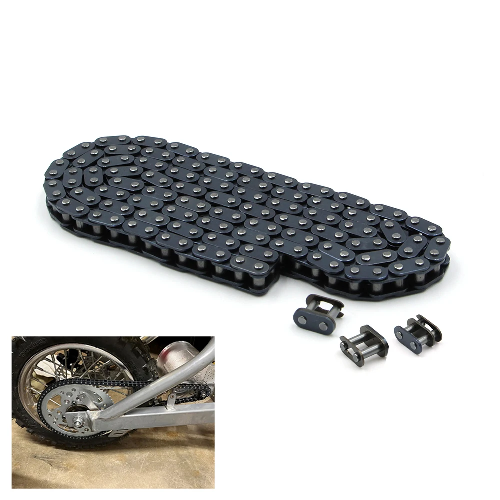

T8F 116 Link Drive Chain For 43cc 47cc 49cc 50cc 2-Stoke SSR SX50 Coolster ATV SYX Moto Holeshot X-Pro Mini Chopper Pocket Bike