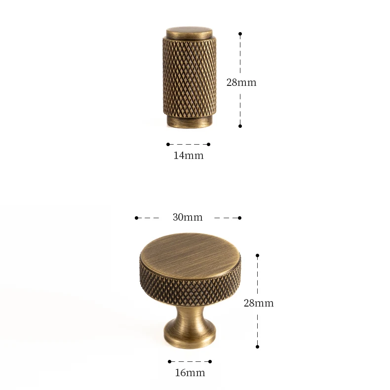 Santaya Solid Antique Brass Diamond-cut Cross Knurl Pattern Bronze Wardrobe Cabinet Handles T-bar Knobs Pitch 320mm Long Pull
