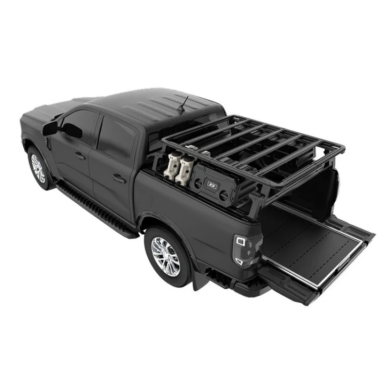 ThrustWorks Aluminum Pickup Bed Slide Tray Pull-Out Loading Plate Storage Factory