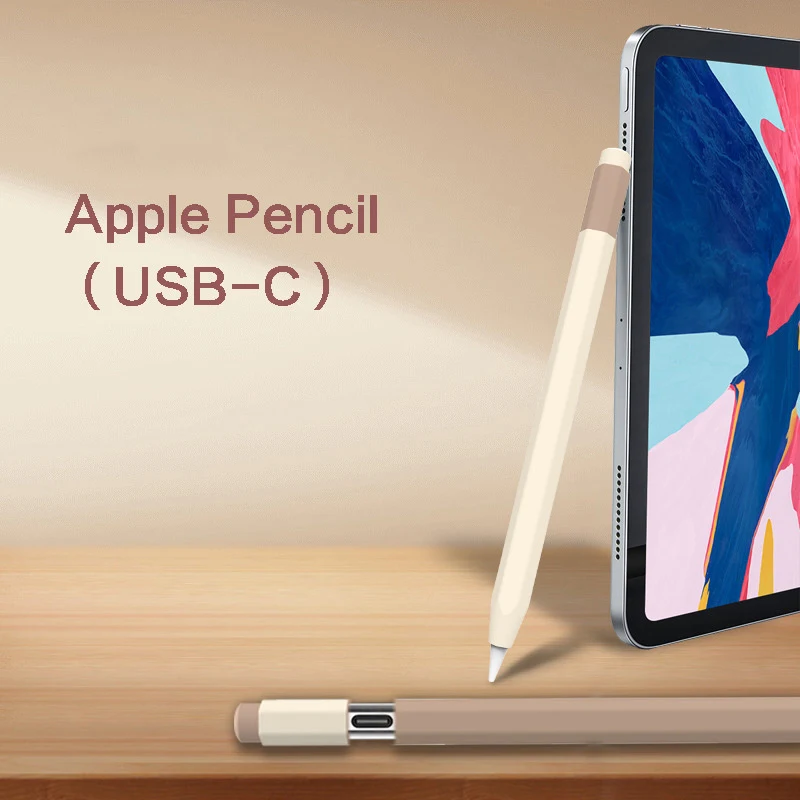 Для Apple Apple Pencil Pen Case USB-C Конденсаторный чехол для ручки Карандаш Три поколения силиконового чехла для ручек
