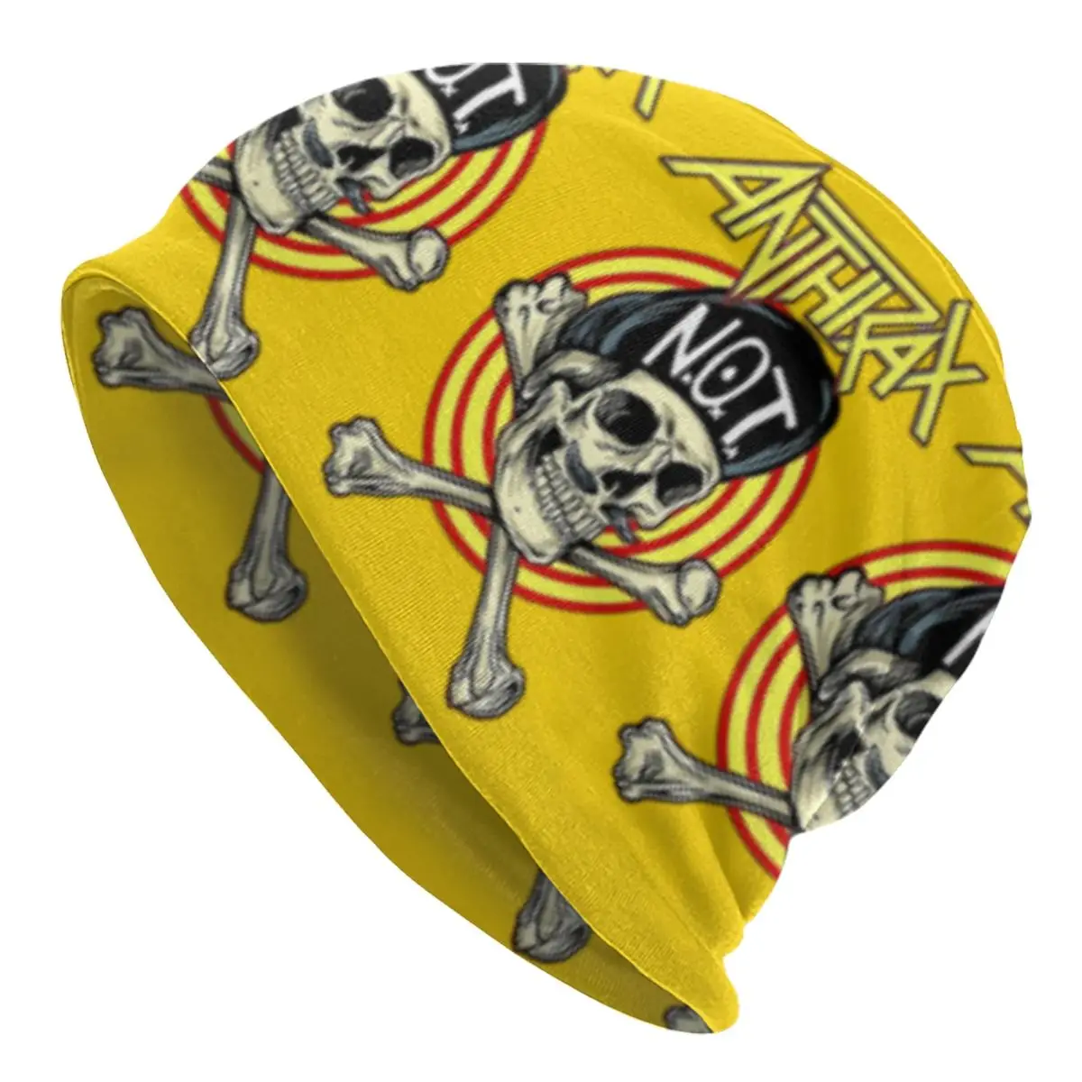 

Cute Animated Dog Men and women Pullover Cap ANTHRAX Beanies Hat For Men And Women Outdoor Hat
