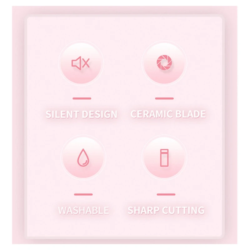 女性用多機能脱毛器具,痛みのないポータブルシェーバー,体毛トリマー,5 in 1