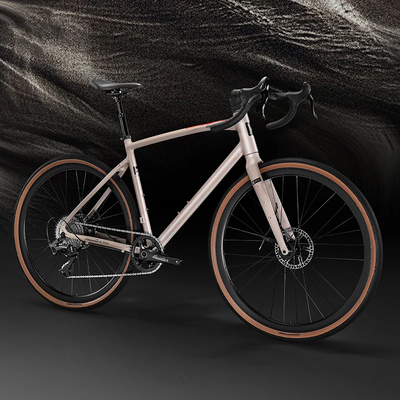 Gravel-Rennrad mit Dropbar-Lenker, 700x40C All-Terrain-Reifen, M/L/XL, 10-Gang-Schaltung, 6061 Aluminiumlegierungsrahmen für Gravel-Riding