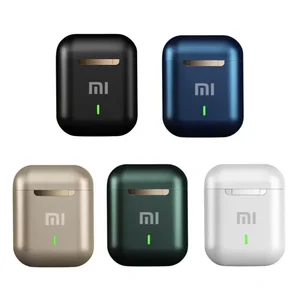 Asli XIAOMI J18 Headset Earphone Nirkabel Headphone Bluetooth Berlaku untuk Game Olahraga Stereo Earbud TWS Di Telinga dengan Sentuhan Mikrofon 10 penjualan terbaik xiaomi earphone - №