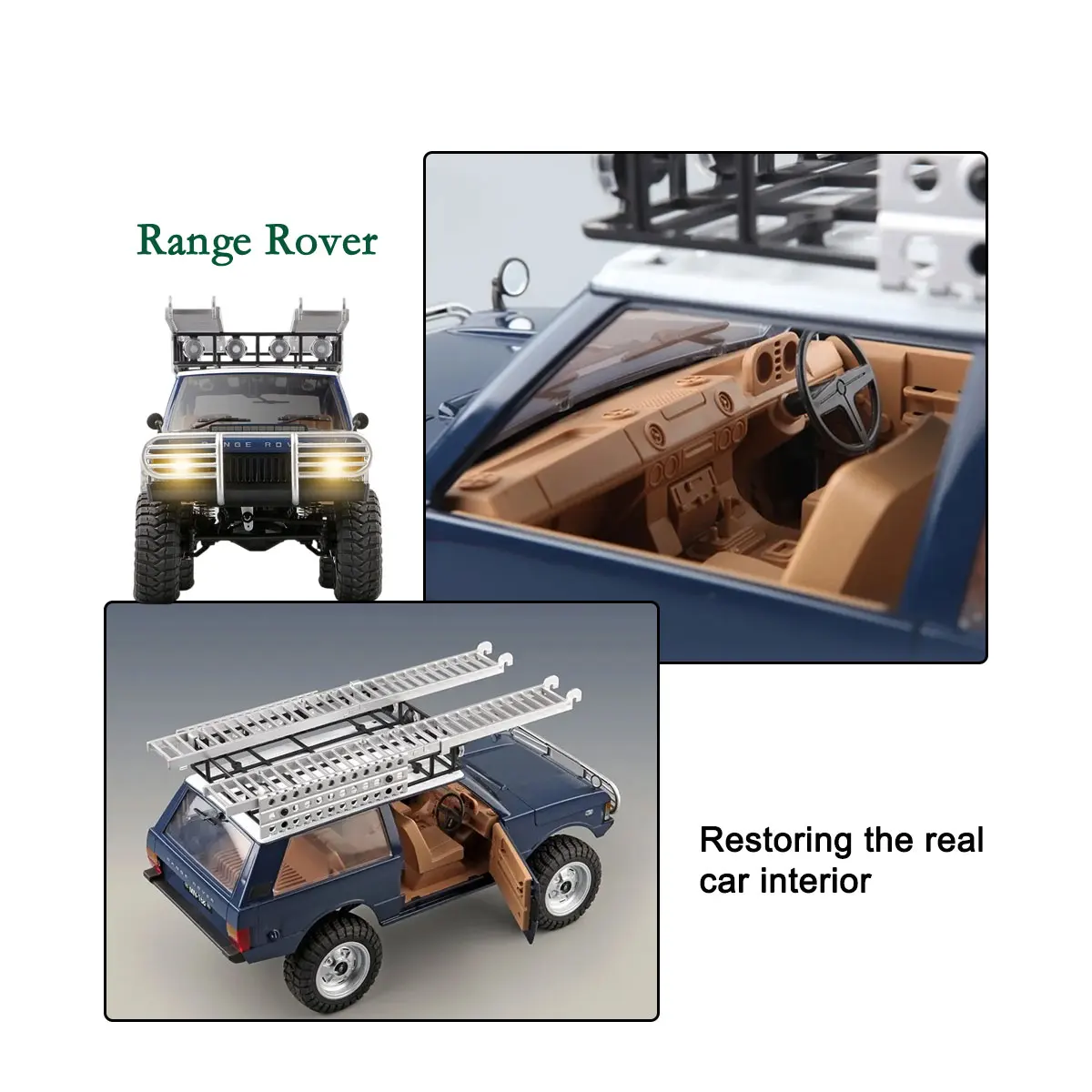 MN168 1/12 modèle à grande échelle 4WD RC voiture RTR 2.4G 280 moteur tout-terrain télécommande RC camion jouets pour garçons cadeau de noël