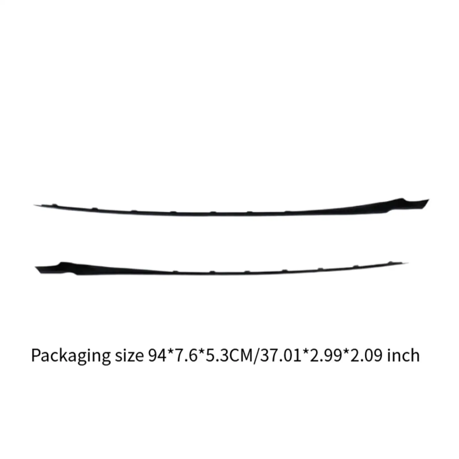 Be8Z5403137A Easy Installation Premium Replaces Windshield Side Molding Right and Left Side for Ford Fiesta 1.6L 2011-2019