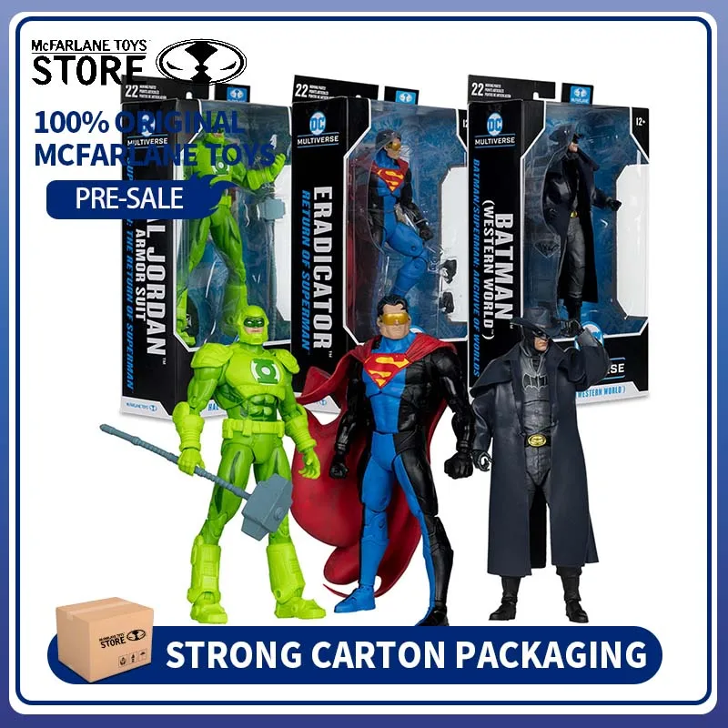 

100% Original Mcfarlane Batman(Western world)/Eradicator/Hal Jordan Armor Action Figure Collector Edition Model Toys Decoration