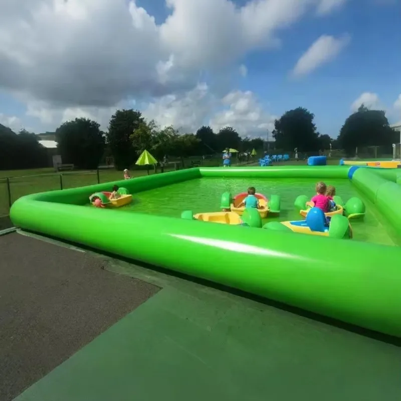 PVC large inflatable swimming pool Outdoor water play equipment Land giant children's inflatable swimming pool