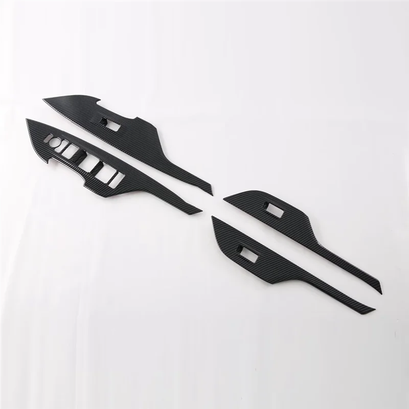 

4 PCS Window Lift Switch Cover Trim Interior Accessories ABS For Toyota Yaris Cross 2024 RHD
