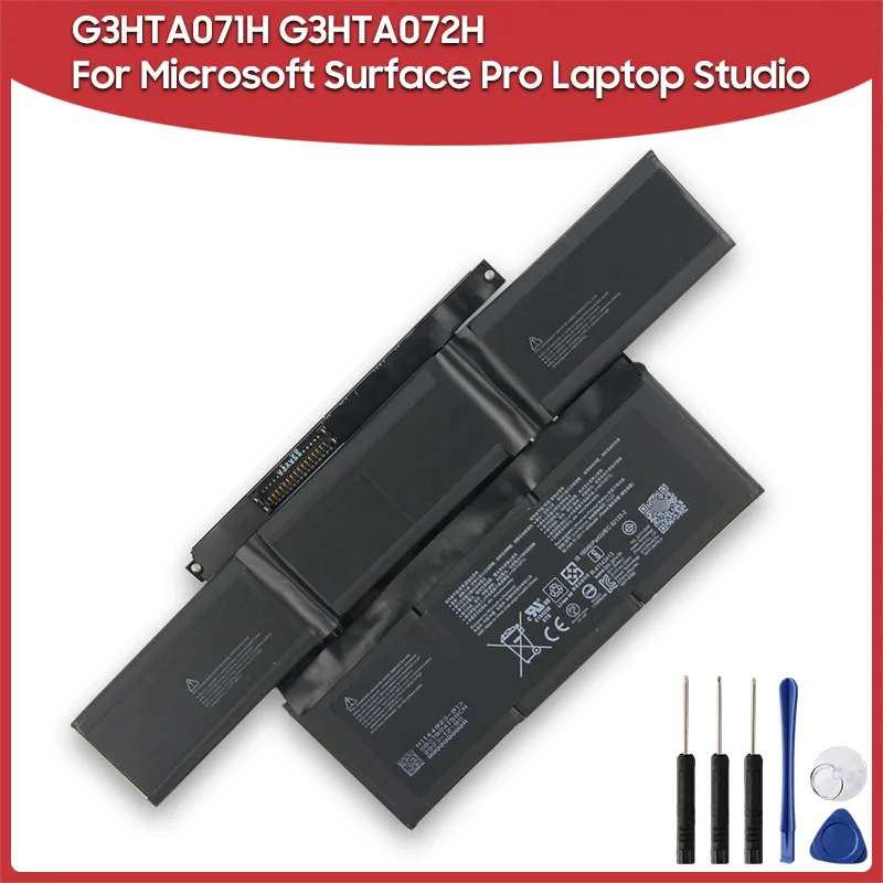 Replacement Battery 13.2V G3HTA071H G3HTA072H For Microsoft Surface Pro Laptop Studio 1964 4948mAh