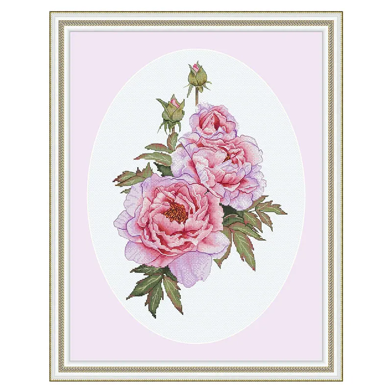 Fishxx Cross Stitch Kit B1674 Rose Precision Printing