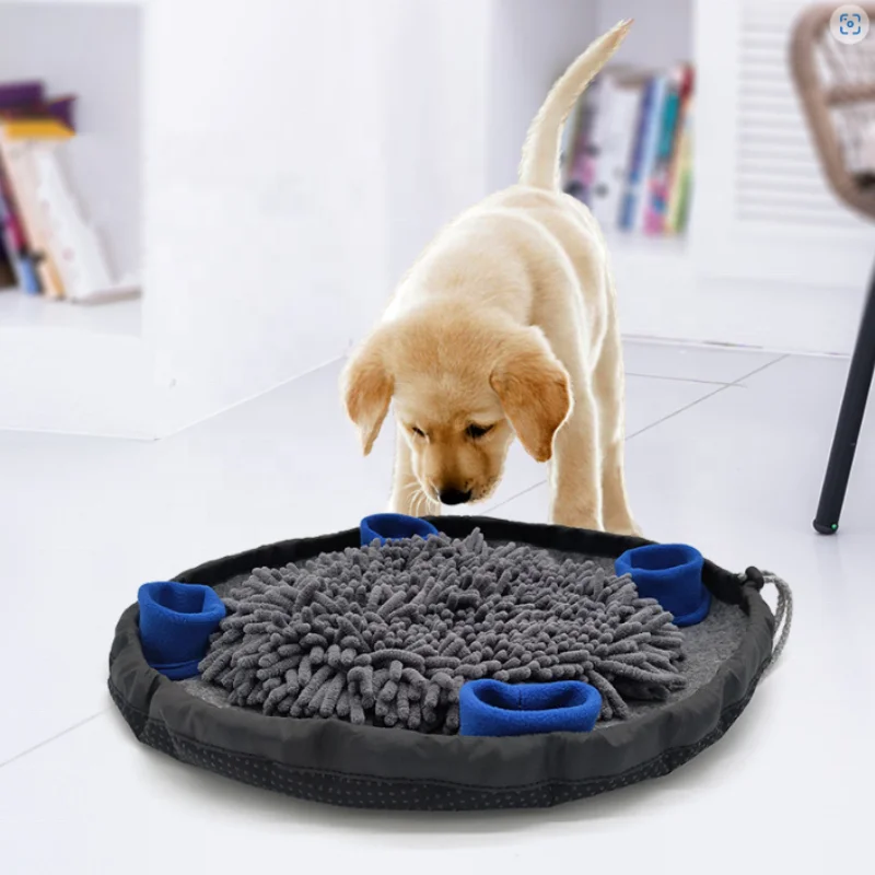 Snuffle Mat For Dogs, Custom Interactive Sniff Mat For Dogs Slow Eating Adjustable Dog Digging Toys Natural Foraging Skills