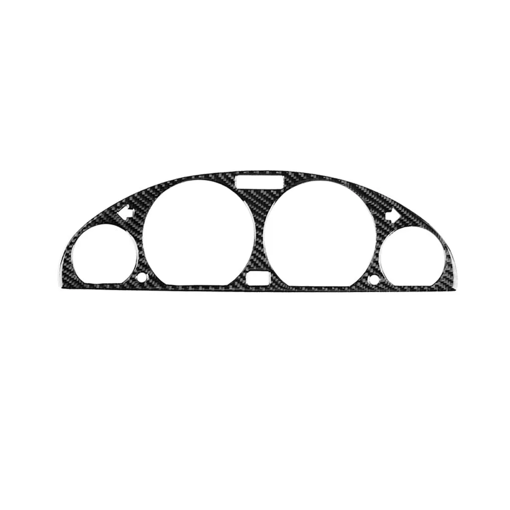 Carbon Fiber Internal Instrument Meter panel decorative frame Dashboard cover Sticker trim Interior For BMW E46 M3 1998-2005