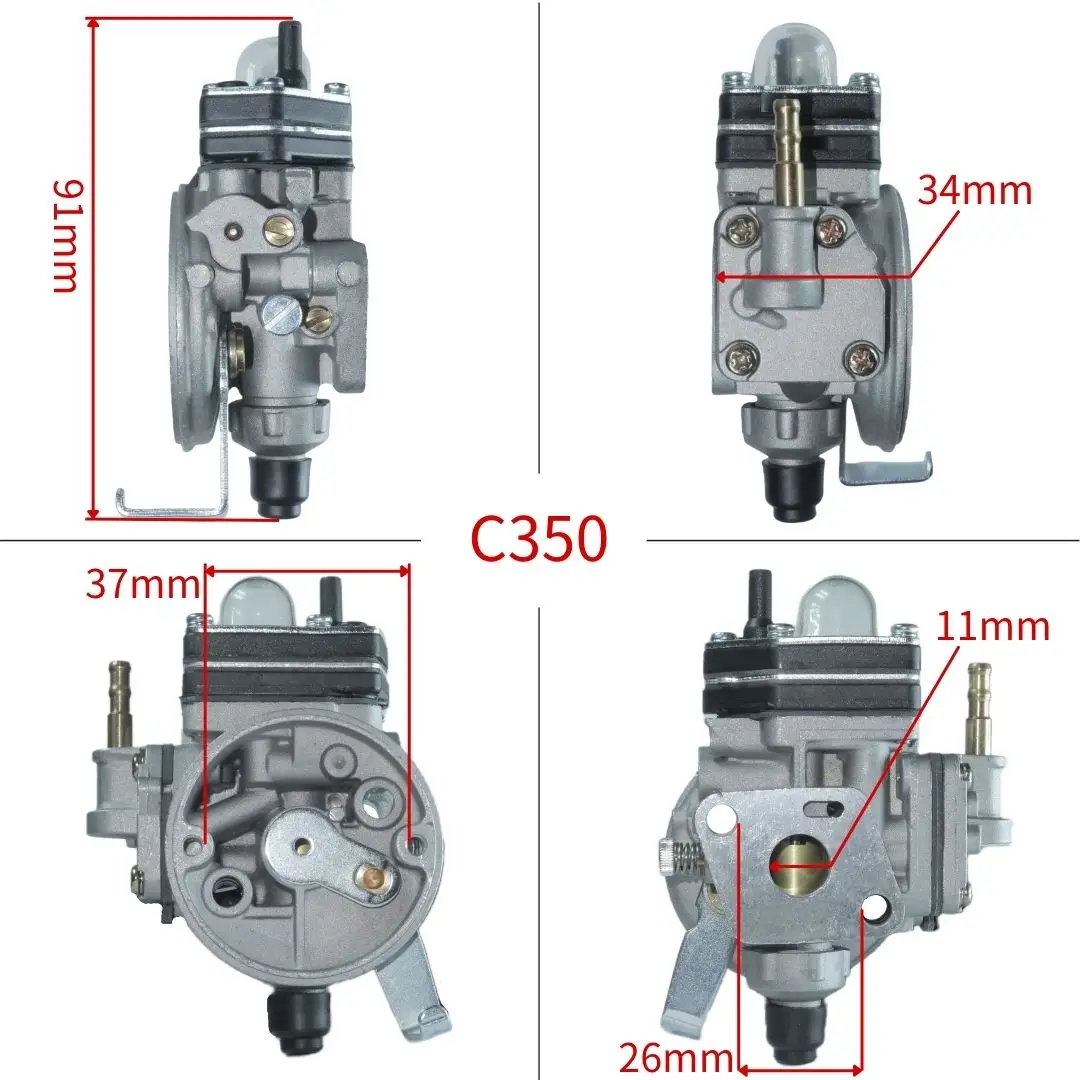 Carburador para Echo Shindaiwa T270 C270 PB270 ECHO C350 B450 TL45 B45LA A021002360 A021002470 B450 motor de desbrozadora de jardín
