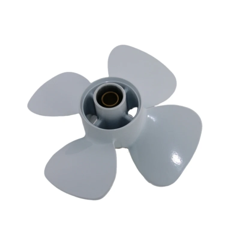 Captain Aluminum Propeller 10x9 Fit Yamaha Outboard Engines 9.9HP F9.9 15HP F15C F15 F20 High Thrust 683-45952-00-EL 4 Blades