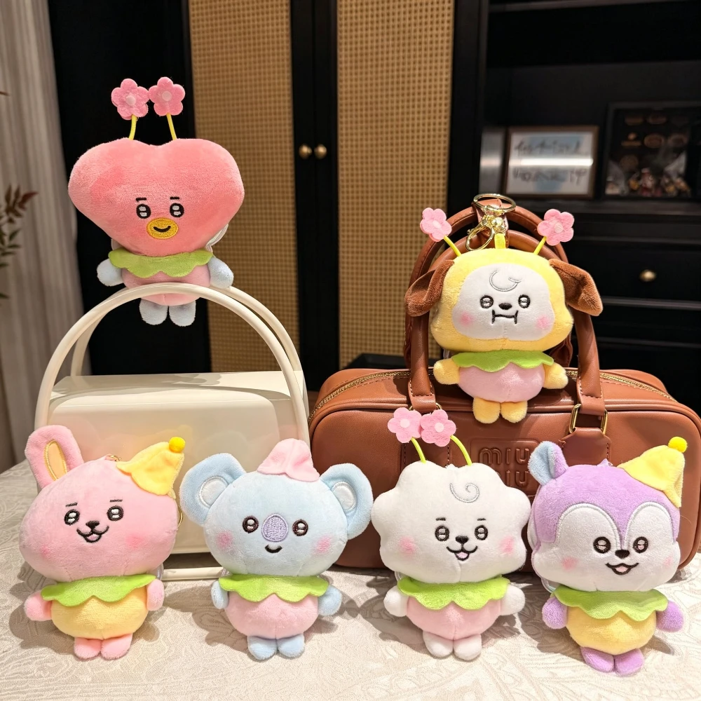 Spring Fairy Tale Series Cute Animal Plush Keychain Cartoon Doll Pendant Bag Backpack Decor Accessories