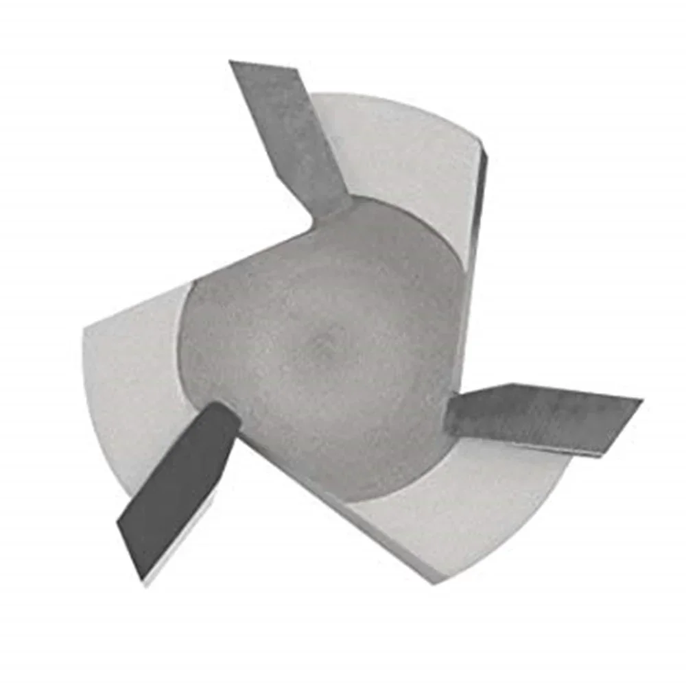CNC Spoilboard Permukaan Router Bit 1/4 Inci Shank Tahan Lama Karbida Berujung Pelat Meratakan Router Bit Planing Bit Pemotong Penggilingan