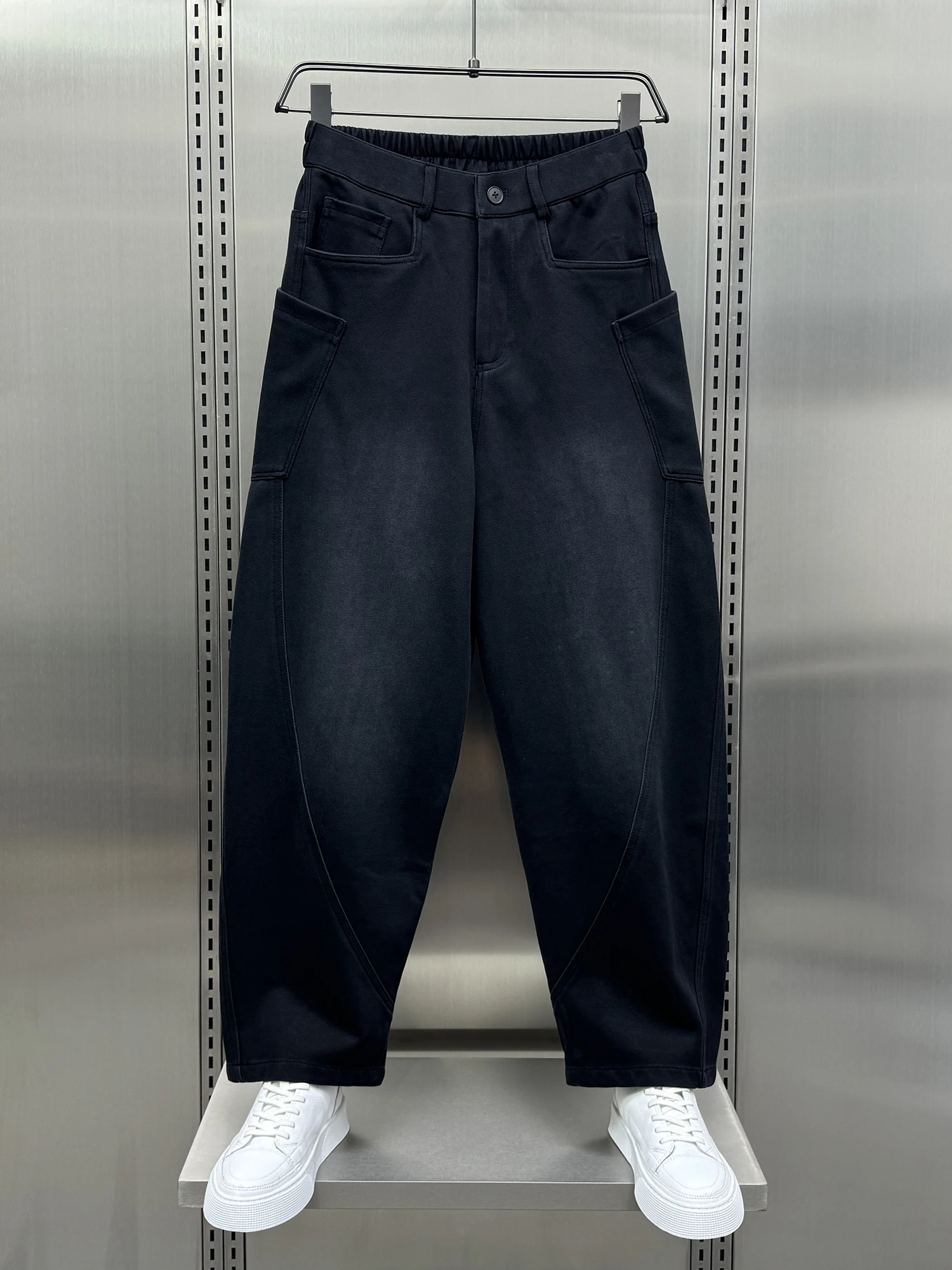 

Мужские брюки Bla Samurai Heavy Du Bent Knife в американском стиле High Street, ретро, повседневные, осенняя новинка