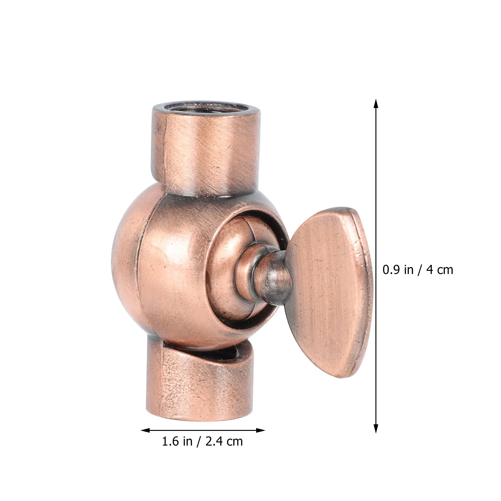 4Pcs Double-Way Turn Light Connector Universal Small Retro Wall Lamp Joint Lighting Decor Accessory Double-Way Turn