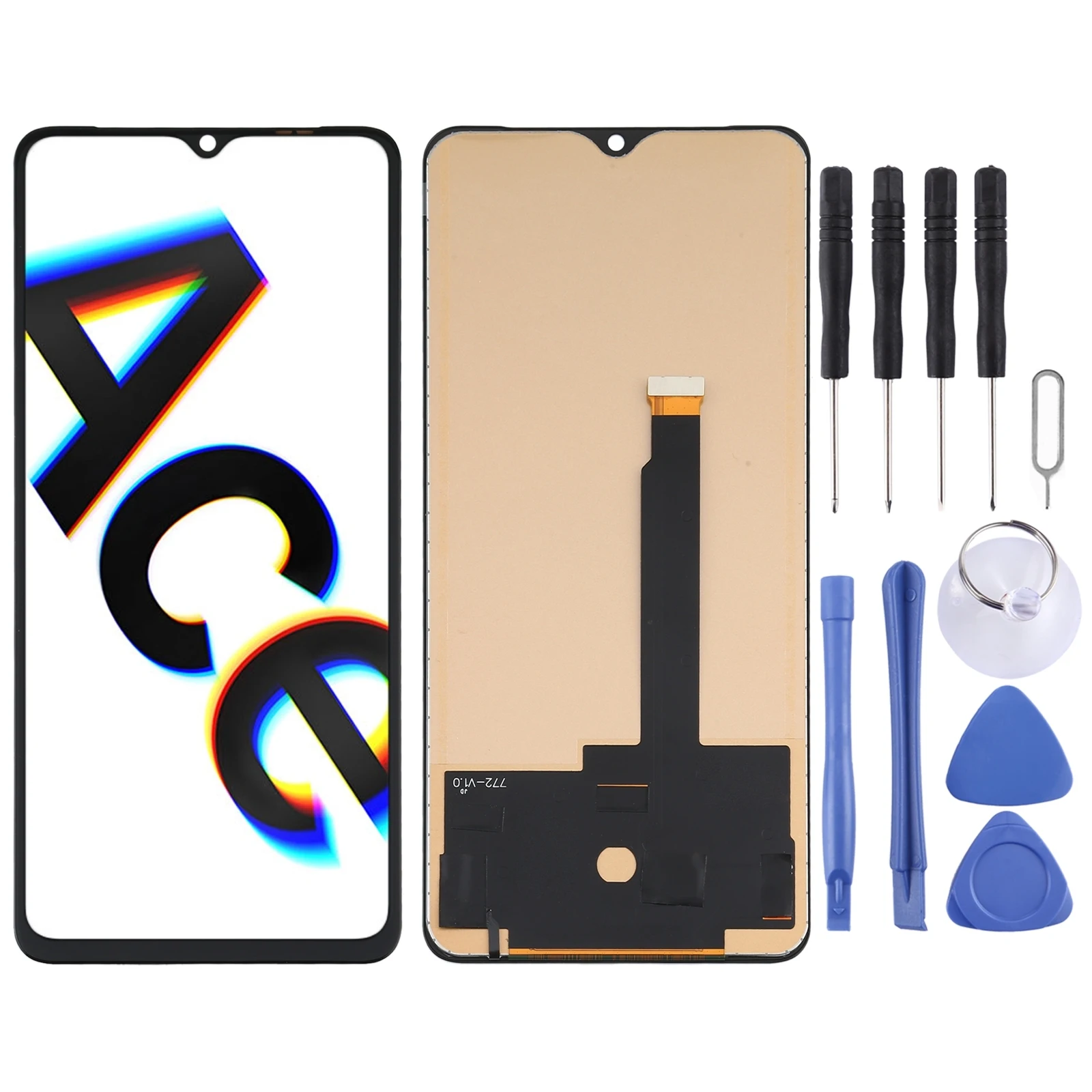 

TFT LCD Screen for OPPO Reno ACE / Realme X2 Pro with Digitizer Full Assembly Display Phone LCD Screen Repair Replacement Part