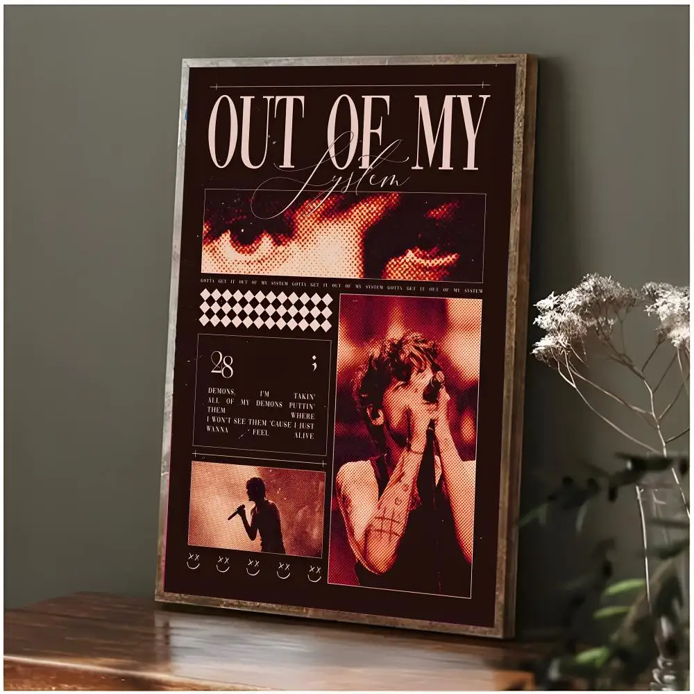 Gentle Pop Singer L-Louis Tomlinson Poster Modern Wall Art Bedroom Living Room Print Unframed