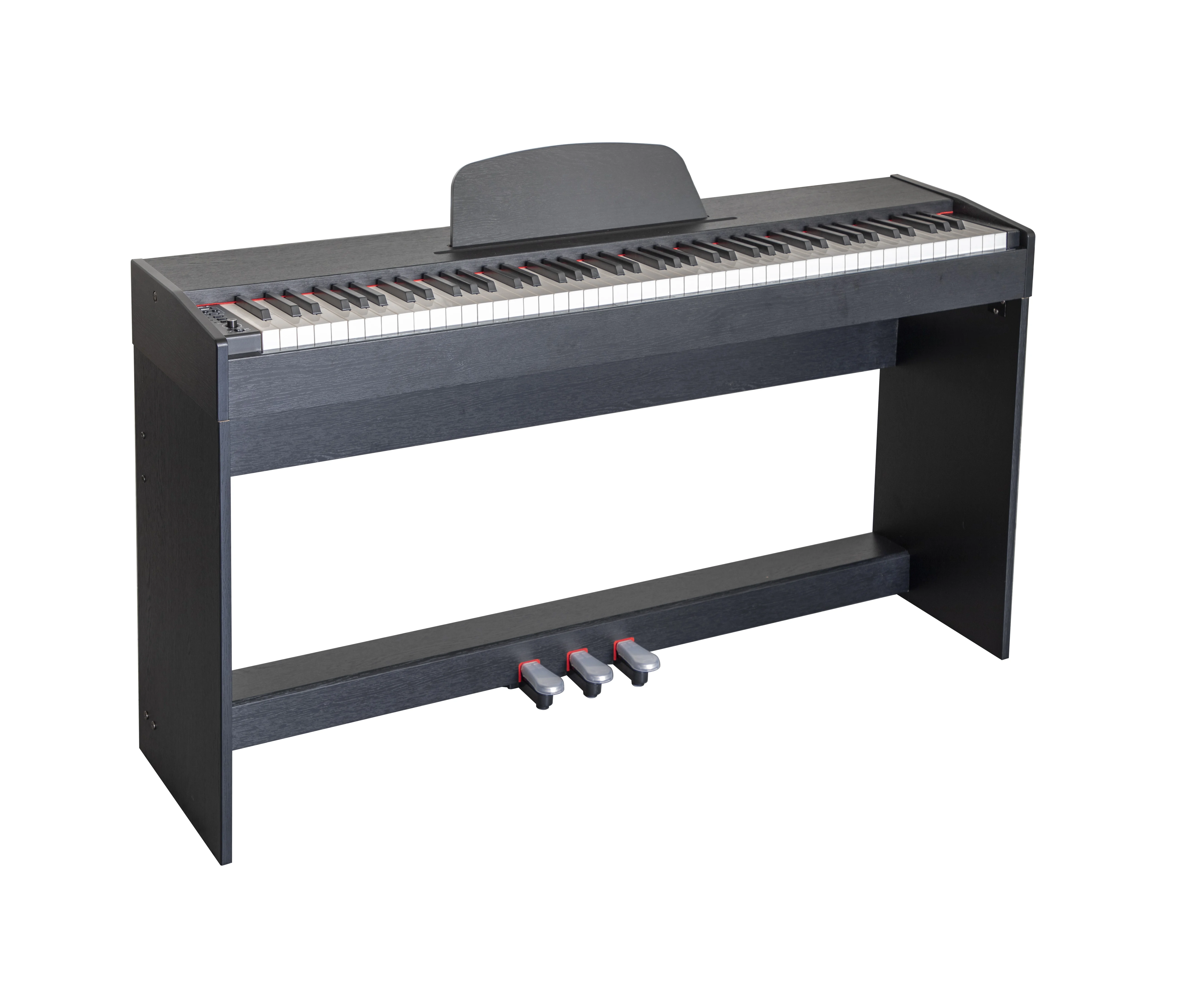 Portable 88‑Key Digital Piano Keyboard Velocity Sensitive MIDI Function Built‑In Speaker For  Daily Training Practice
