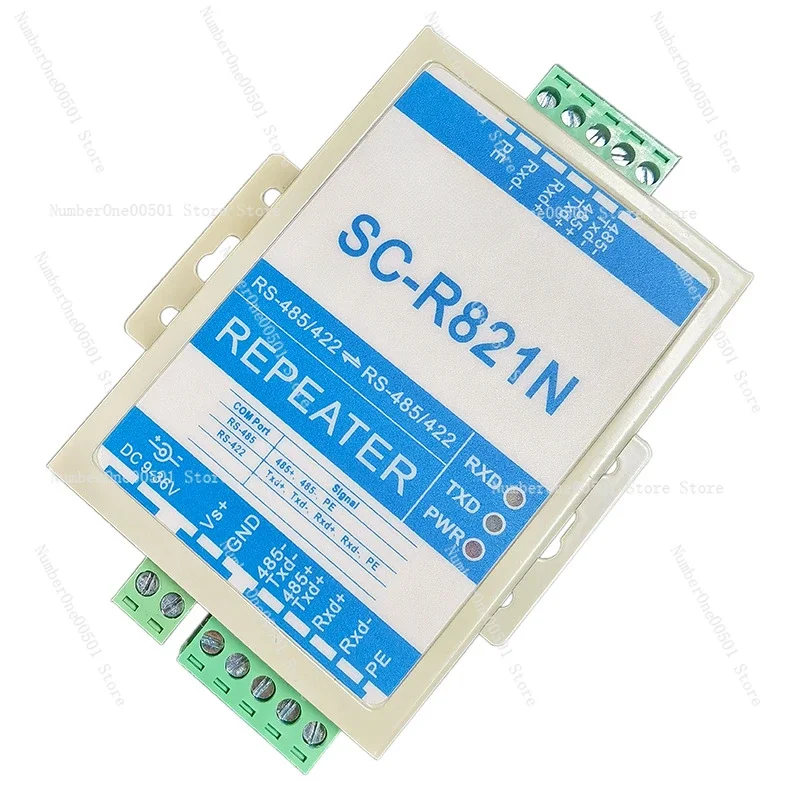 

485 Signal Amplification Isolator 422 to 485 Serial Repeater, Industrial Grade, Optoelectronic Isolation SC-R821N