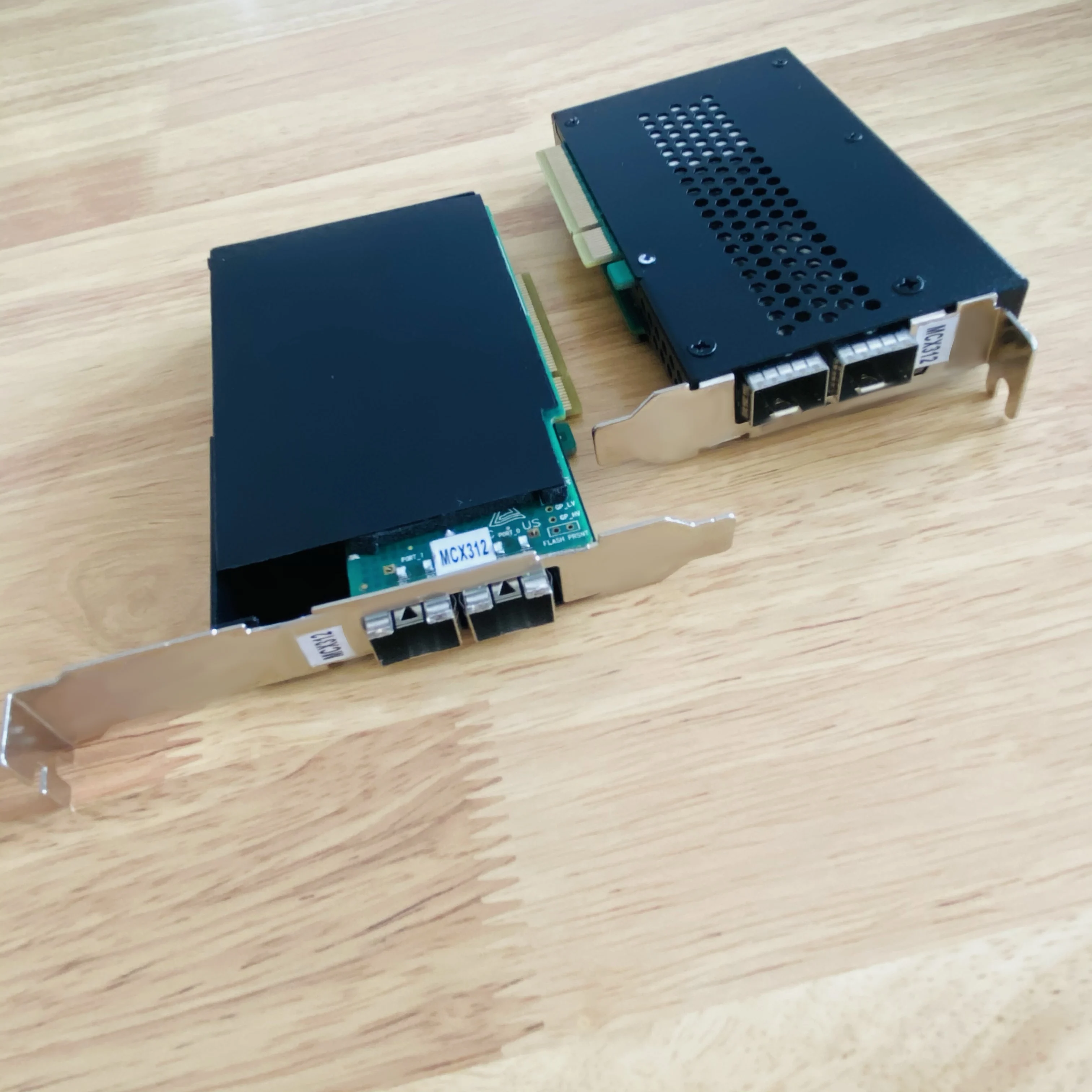 Mellanox X-3 mcx341 342 منفذ مزدوج 10 جيجابت ألياف بصرية SFP + 10G بطاقة الشبكة PCIE-8X RDMA