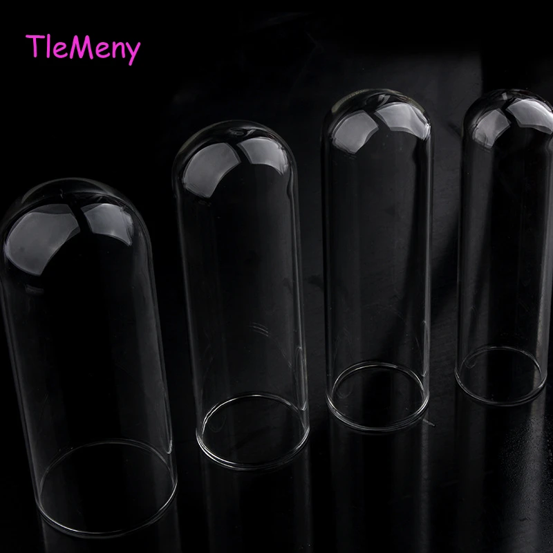 TleMeny 4 Size Big Butt Plug Transparent Small Glass Hollow Anal Plug Erotic Toy For Couples Anus Speculum Anal Dilator Expander