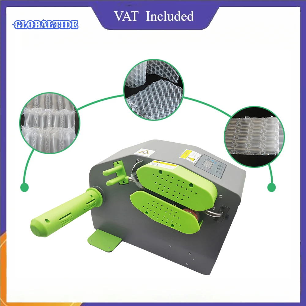 S1-1 Macchina automatica per cuscino d'aria 110-220V Cuscino portatile Imballaggio Macchina gonfiabile Gonfiatore per sacchetto di bolle di pellicola di zucca