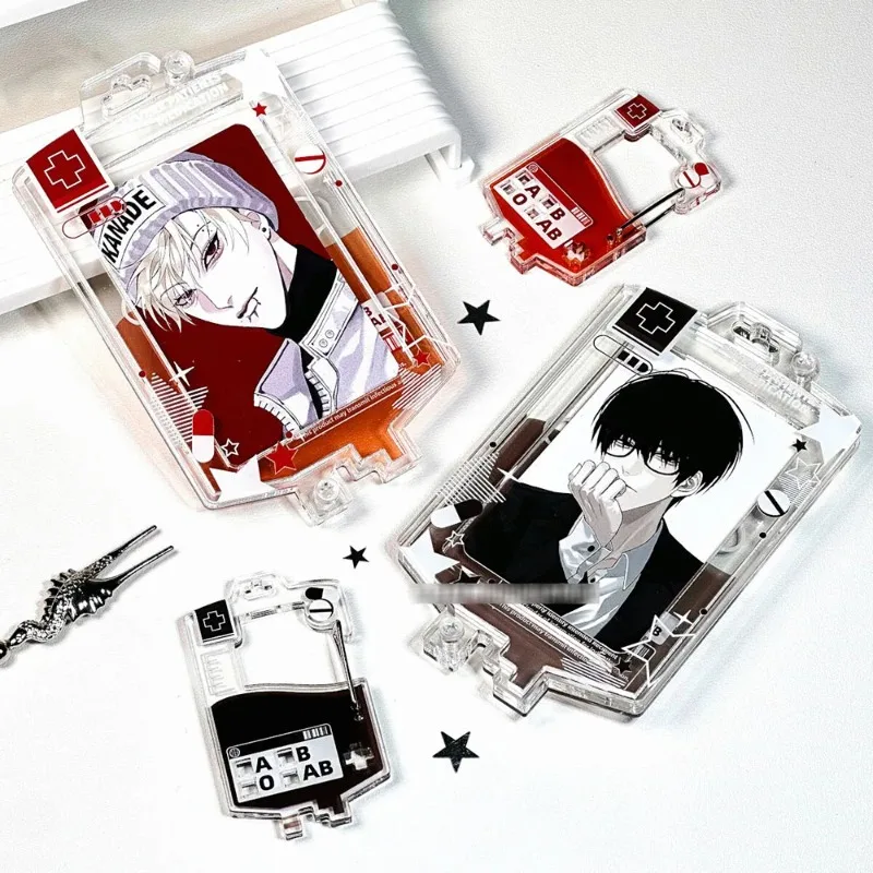 New 3 Inch Infusion Bag Style Acrylic Photocard Display Case, Dark Card Frame for Anime Kpop, Itabag Hanging Layout Decor