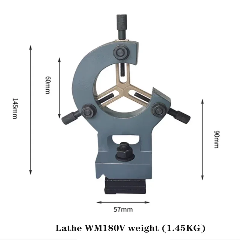 WM180V WM210V Mini Lathe Center Frame Tool Holder Household Stable Woodworking Metal Lathe Bracket Accessories Tool