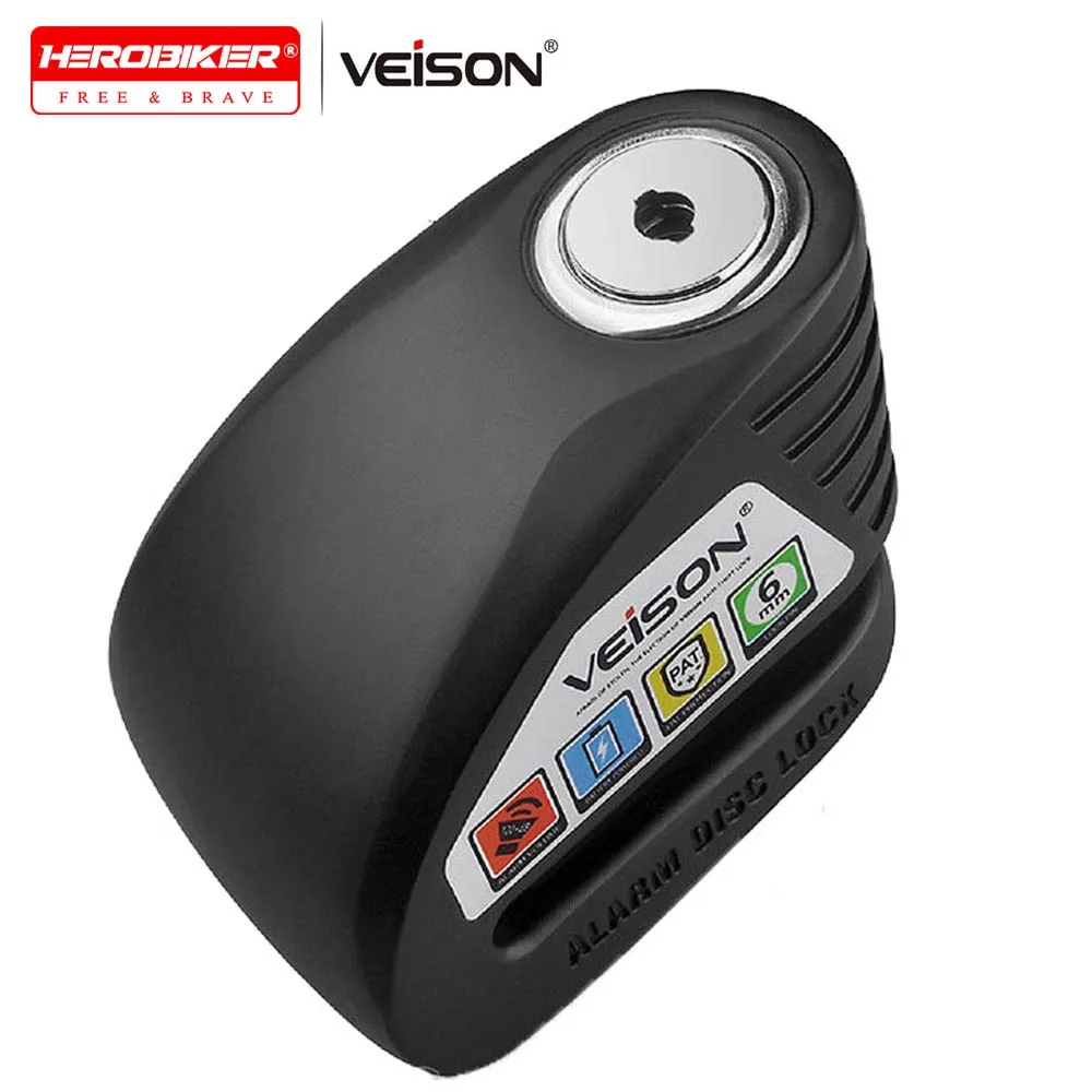 

Motorcycle Alarm Lock 110dB Anti-theft Waterproof Bicycle Waterproof Lock Disc Brake Lock Intelligent Controllable Moto Alar