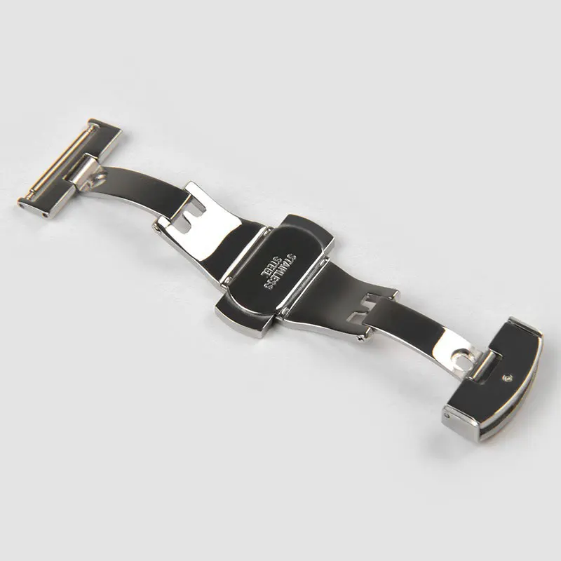 FUYIJIA Top Custom Gürtelschnalle 316L Edelstahl Polierbeschichtung Schmetterlingsschnalle 12MM 14MM 16MM 18MM 20MM 22MM Uhrenschließe