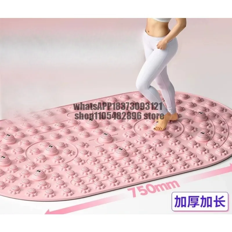 Shiatsu board liquid soft rubber indoor running solid foot massage pad
