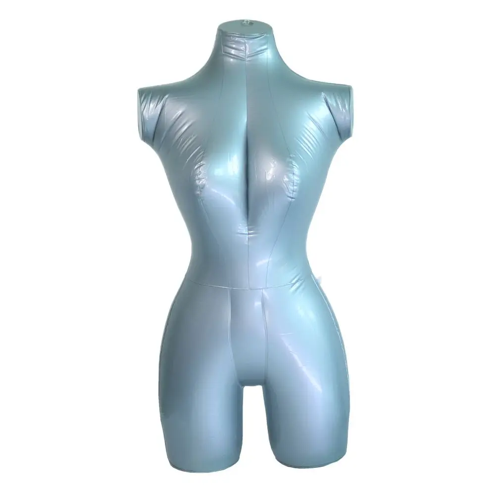 Torso manichino femminile gonfiabile, panno artistico femminile, mezzo corpo, puntelli per esposizione di abbigliamento superiore, 2023