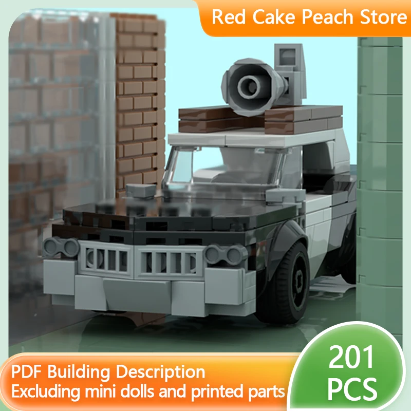 

Speed Racing Car Model MOC Building Bricks Police Pursuit Car Modular Technology Children Holiday Gifts Assemble Toys Suit