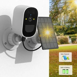 1080P HD CCTV videosorveglianza PIR rilevamento umano iCSee WiFi telecamera IP pannello solare alimentato a batteria sicurezza esterna Wireless