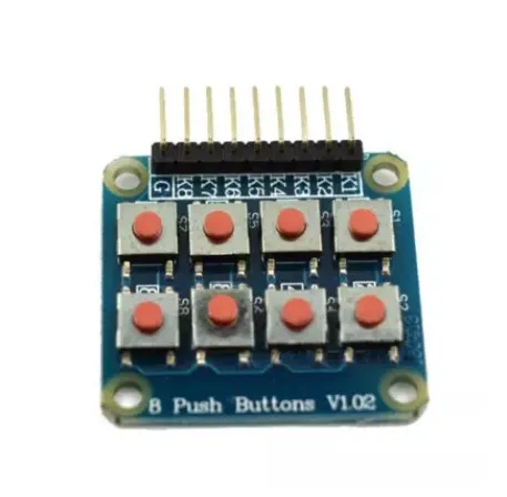 2x4 Keypad 4x2 Keypad 8 Push Buttons V1.00 Key Board Matrix Keyboard Button for Arduino AVR PIC 2*4 Module AVR PIC