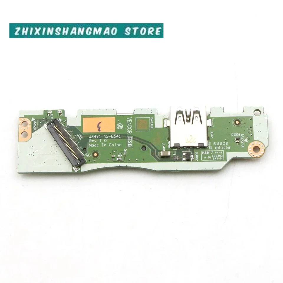 JS471 NS-E541 For Lenovo IdeaPad 1 14ALC7 82R3 Laptop USB SD Card Reader Power Button Board Cable 5C50S25327