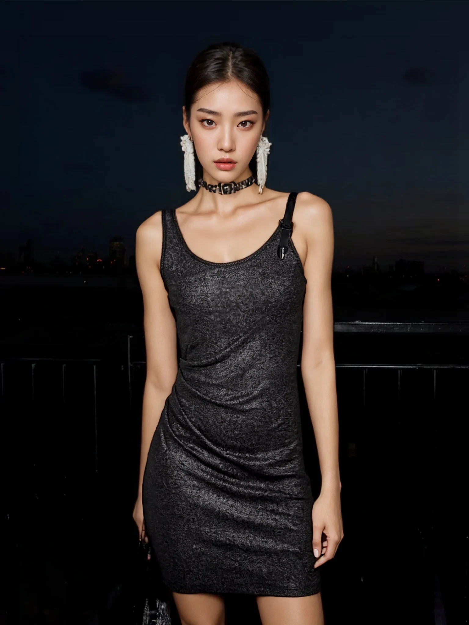 

Новинка лета: Женский облегающий топ-жилет с вырезами и юбка А-силуэта во французском стиле, с завышенной талией, из смесового полиэстера и хлопка.