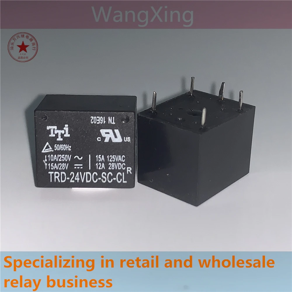 TRD-5VDC-SC-CL TRD-12VDC-SC-CL TRD-24VDC-SC-CL Electromagnetic Power Relay 5 Pins