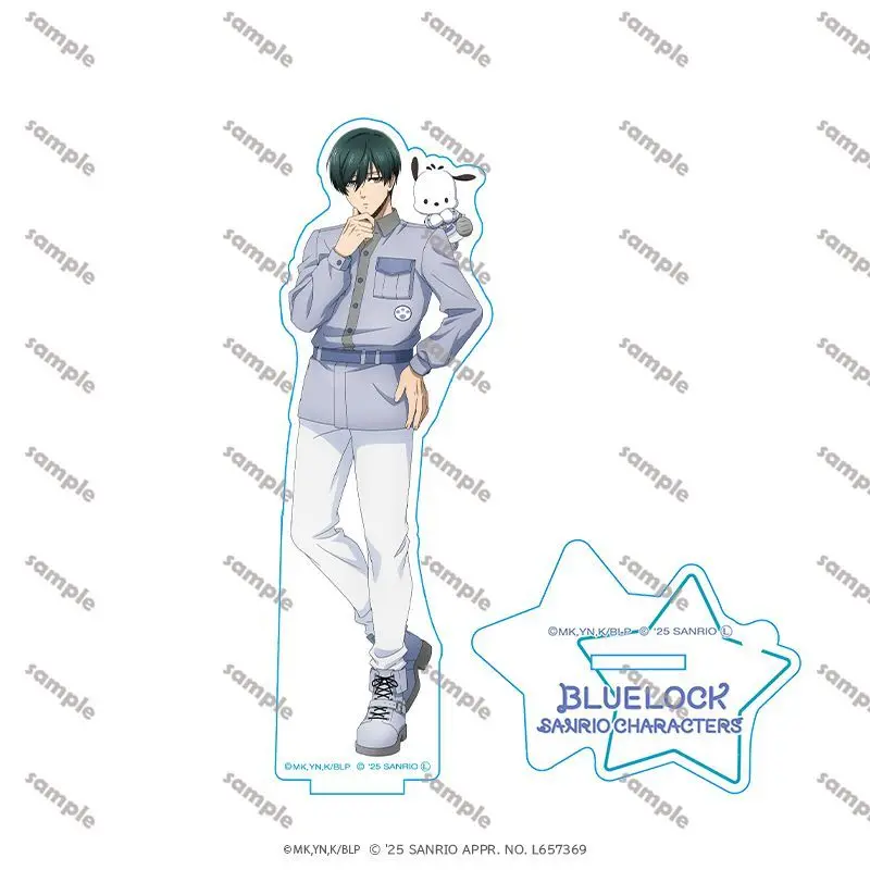 أنيمي الأزرق قفل Itoshi رين Bachira Meguru Mikage Reō الاكريليك حامل الملحقات جمع الشكل سطح المكتب الحلي هدية