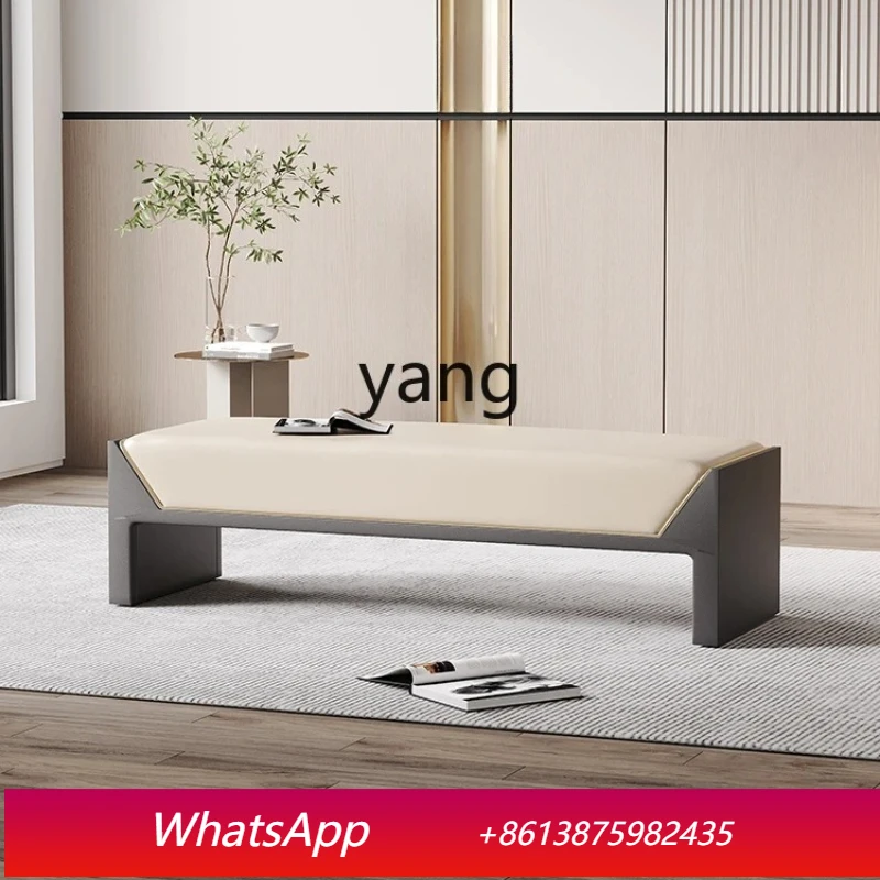 

LT bedroom light luxury high-end bedside stool Italian small sofa bench