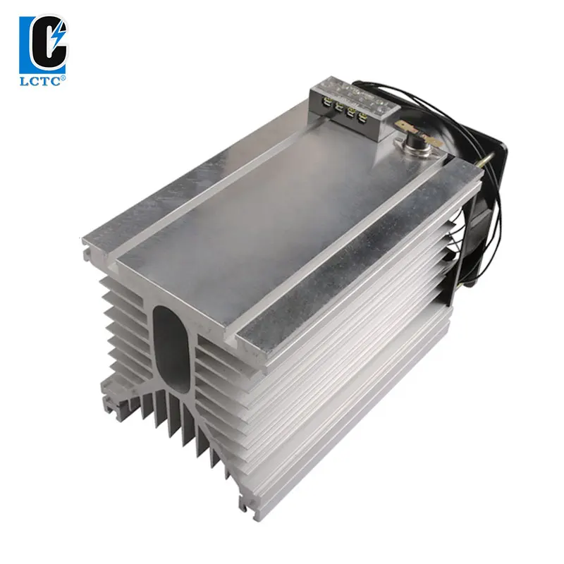 LCTC 150A 200A 250A Radiator With Fan For Three Phase Solid State Relay DC SSR Heat Sink Fan Y-200